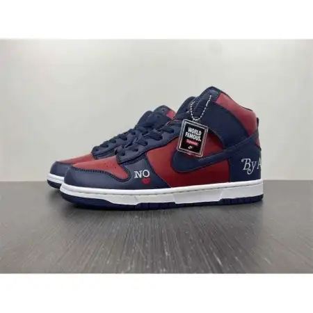 Supreme x Dunk High SB 'By Any Means - Red Navy' A72BE554