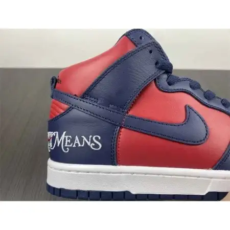 Supreme x Dunk High SB 'By Any Means Red Navy - Red Navy'