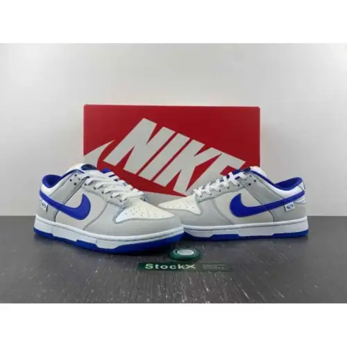 Wmns White Game Royal Dunk Low 'Worldwide Pack - White Game Royal'