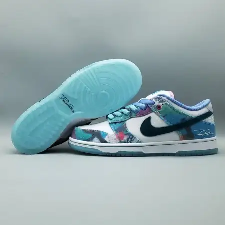 Futura Dunk Low SB Laboratories x Dunk Low SB 'Bleached Aqua'