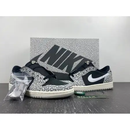 Air Jordan 1 Air Jordan 1 Retro Low OG 'Black Cement'