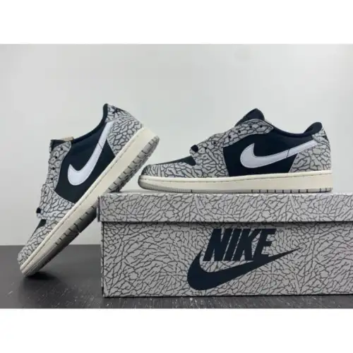 Air Jordan 1 Air Jordan 1 Retro Low OG 'Black Cement'
