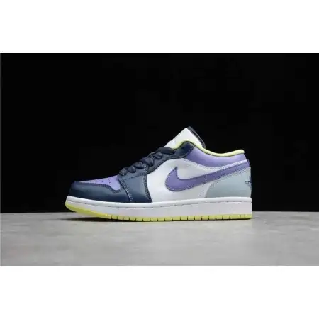 Wmns Air Jordan 1 Low SE 'Mismatched -  Mismatched Purple Magenta'