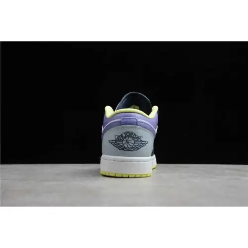Wmns Air Jordan 1 Low SE 'Mismatched -  Mismatched Purple Magenta'