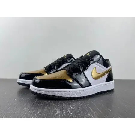 Air Jordan 1 Low SE GS 'Gold Toe' 1CF450