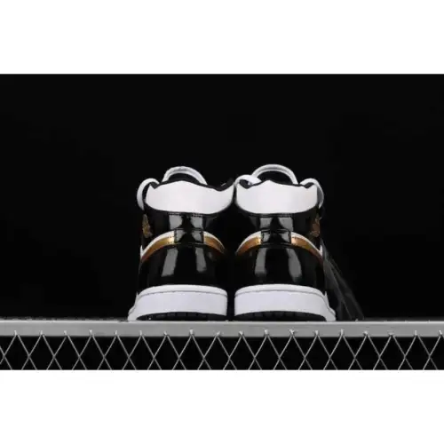 Air Air Jordan 1 Jordan 1 Mid Patent 'Black Gold'