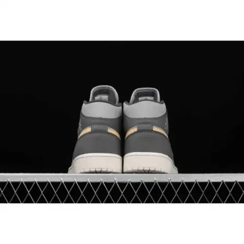 Wmns Air Jordan Air Jordan 1 1 Mid 'Iron Grey Onyx'