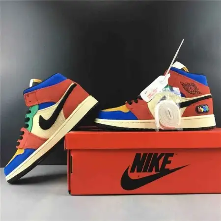 Blue The Great  Air Jordan 1 x Air Jordan 1 Mid 'Fearless'