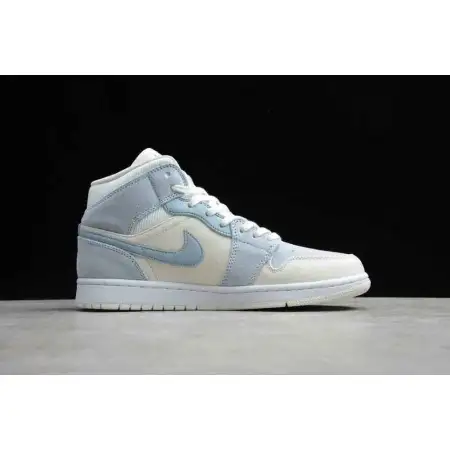 Air Jordan 1 Mid SE 'Sail Light Air Jordan 1 Blue'