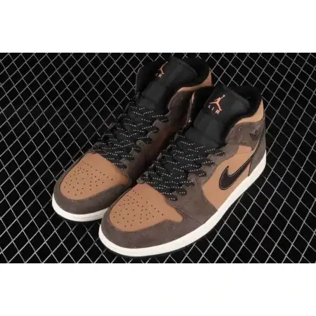 Air Jordan 1 Mid SE 'Dark Chocolate' F2C74797