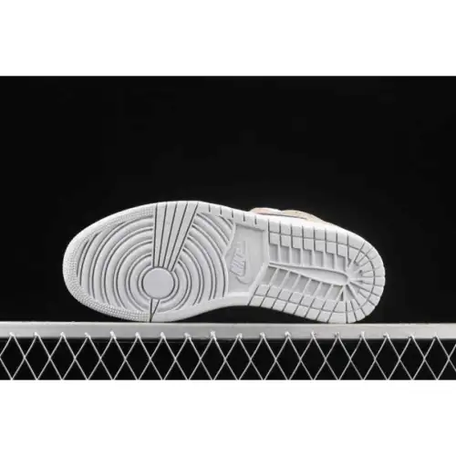 Air Jordan 1 Mid 'White Khaki Blue Air Jordan 1 Void'
