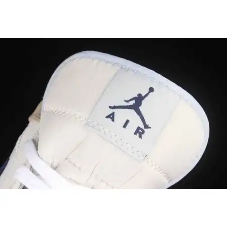 Air Jordan 1 Mid 'White Khaki Blue Air Jordan 1 Void'