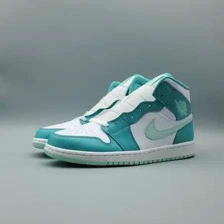 Wmns Air Jordan 1 Mid 'Marine Green' BA0201