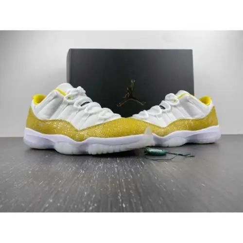 Wmns Air Jordan 11 Air Jordan 11 Low 'Yellow Snakeskin'