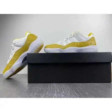 Wmns Air Jordan 11 Air Jordan 11 Low 'Yellow Snakeskin'