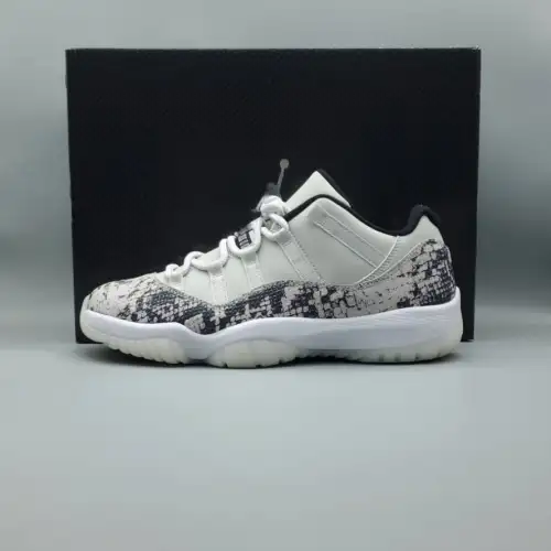 Air Jordan 11 Retro Low 'Light Bone Snakeskin'