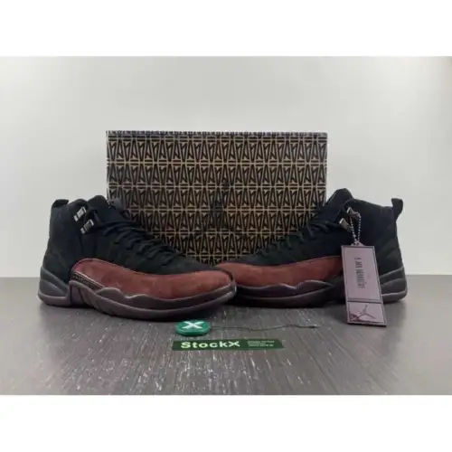 A Ma Maniére x Wmns Air Jordan 12 Retro Black 'Black'