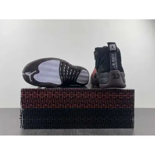 A Ma Maniére x Wmns Air Jordan 12 Retro Black 'Black'