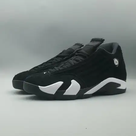 Air Jordan 14 Retro 'Black White' 5AE572
