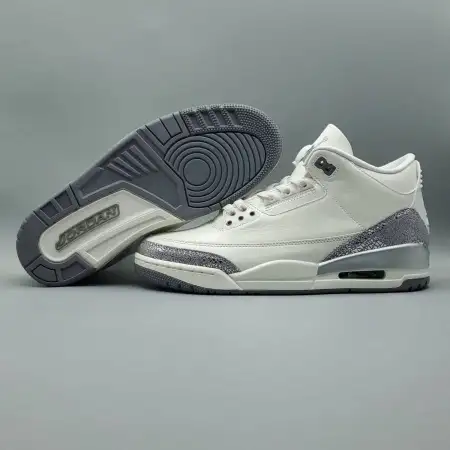 Wmns Air Jordan Air Jordan 3 3 Retro 'Sail Metallic Silver'