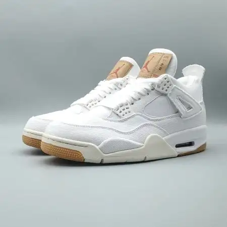 Levi's x Air Jordan 4 Retro 'White Denim' 0E90447