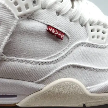Levi's x Air Jordan 4 Retro White Denim 'White Denim'