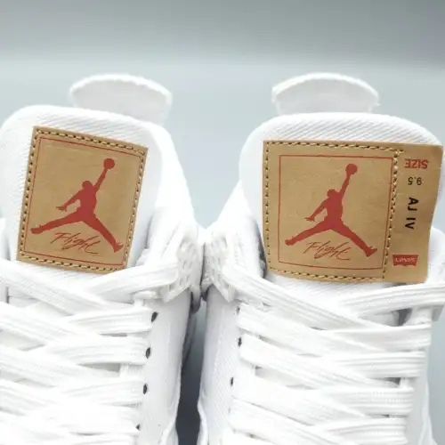Levi's x Air Jordan 4 Retro White Denim 'White Denim'