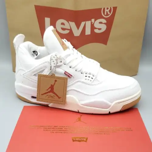 Levi's x Air Jordan 4 Retro White Denim 'White Denim'