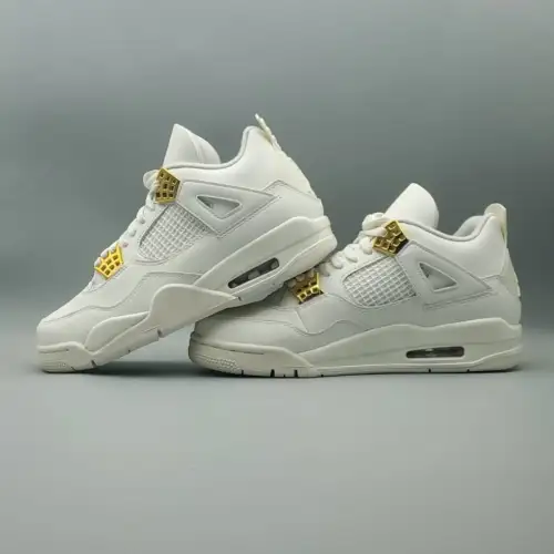 Wmns Air Jordan 4 Retro 'Metallic Air Jordan 4 Gold'