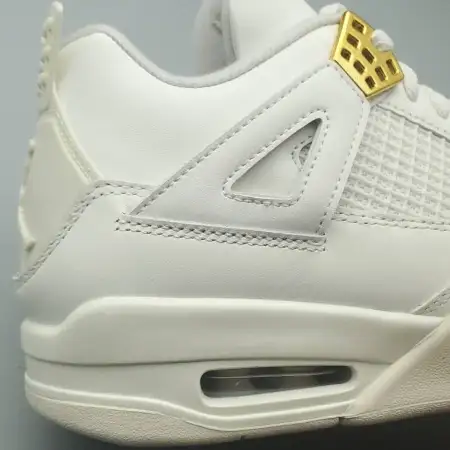 Wmns Air Jordan 4 Retro 'Metallic Air Jordan 4 Gold'
