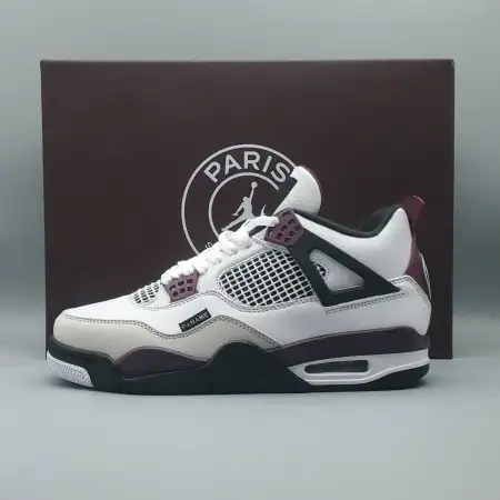 Paris Saint-Germain x Air Jordan 4 Bordeaux Retro 'Bordeaux'