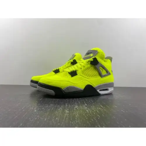 Tagz x Air jordan 4 'Plush Fluorescent Air Jordan 4 Yellow'