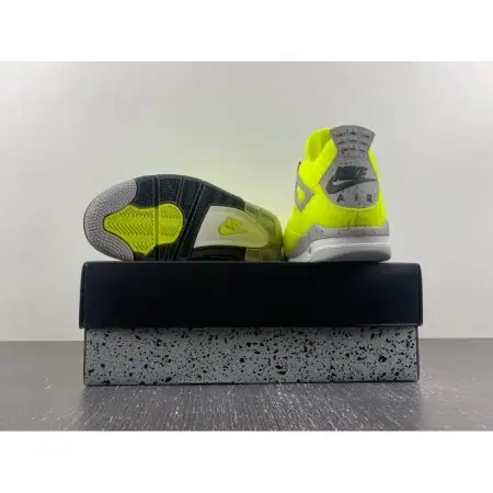 Tagz x Air jordan 4 'Plush Fluorescent Air Jordan 4 Yellow'