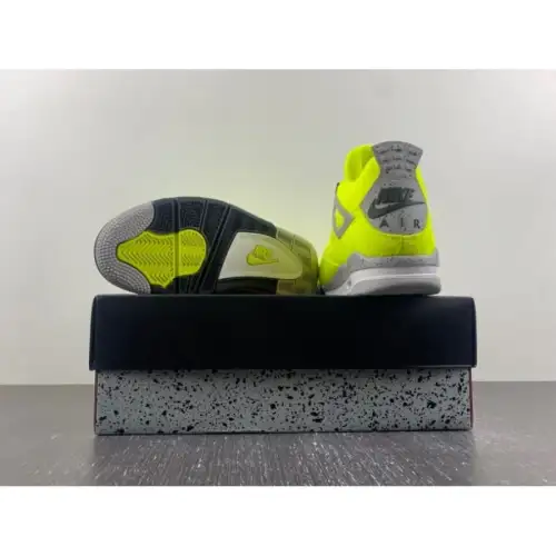 Tagz x Air jordan 4 'Plush Fluorescent Air Jordan 4 Yellow'