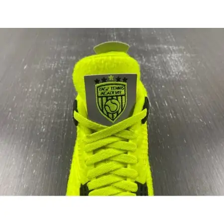 Tagz x Air jordan 4 'Plush Fluorescent Air Jordan 4 Yellow'