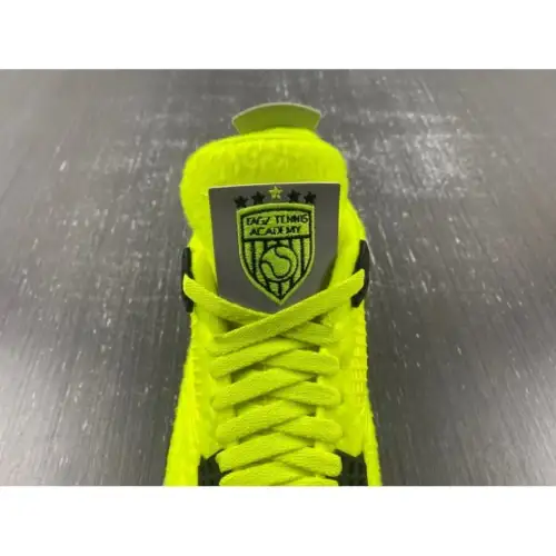 Tagz x Air jordan 4 'Plush Fluorescent Air Jordan 4 Yellow'