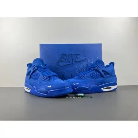 Nigel Sylvester x Air Jordan 4 Retro OG Brick By Brick Black SP 'Brick By Brick Blue'