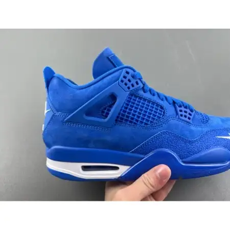 Nigel Sylvester x Air Jordan 4 Retro OG Brick By Brick Black SP 'Brick By Brick Blue'