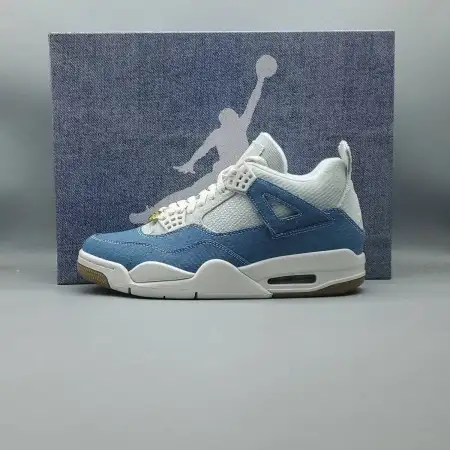 Wmns Air Jordan 4 Retro TEX 'Worn Air Jordan 4 Blue Denim'