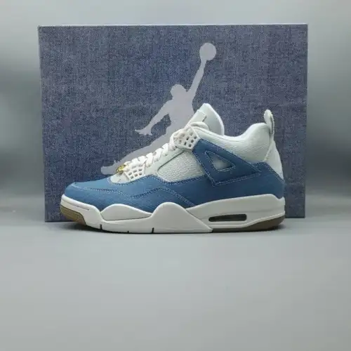 Wmns Air Jordan 4 Retro TEX 'Worn Air Jordan 4 Blue Denim'