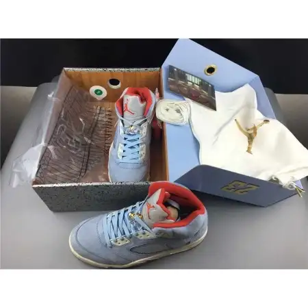 Trophy Room x Air Jordan 5 Retro 'Ice Ice Blue Blue'
