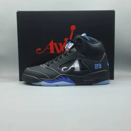 Awake NY x  Air Jordan 5 Air Jordan 5 Retro 'Boro - Racer Blue'