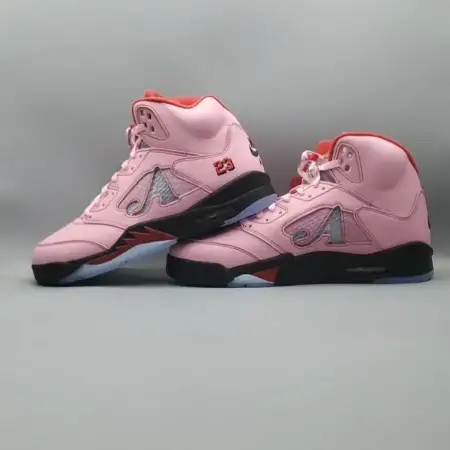 Awake NY x Arctic Pink Air Jordan 5 Retro 'Boro - Arctic Pink'