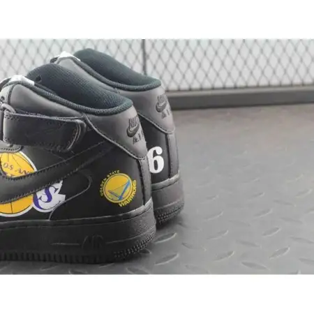 Supreme x NBA x Air Force 1 Mid Air Force 1 07 'Black'