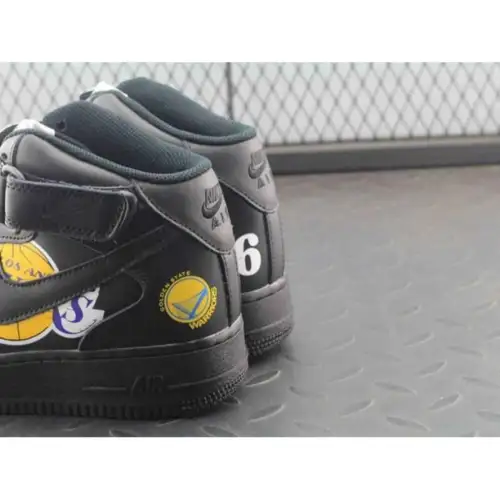 Supreme x NBA x Air Force 1 Mid Air Force 1 07 'Black'