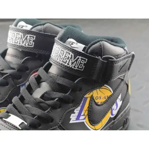 Supreme x NBA x Air Force 1 Mid Air Force 1 07 'Black'