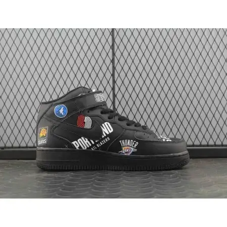 Supreme x NBA x Air Force 1 Mid Air Force 1 07 'Black'