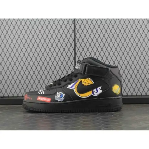 Supreme x NBA x Air Force 1 Mid Air Force 1 07 'Black'