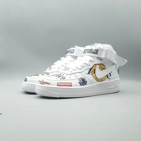 Supreme x NBA x Air Force 1 Mid 07 'White' 61F90370