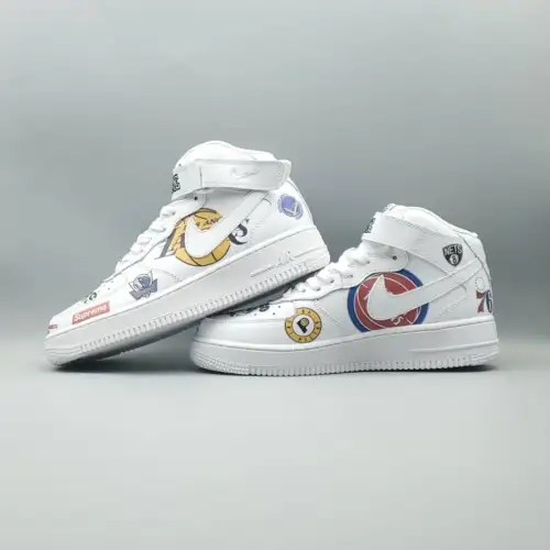 Supreme x NBA Air Force 1 x Air Force 1 Mid 07 'White'